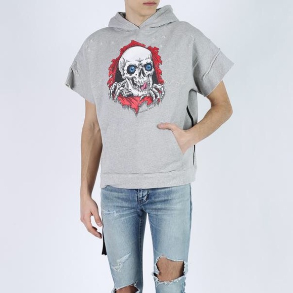 Unravel Project Mens XL Skull Hooded Sweatshirt - Picture 1 of 8